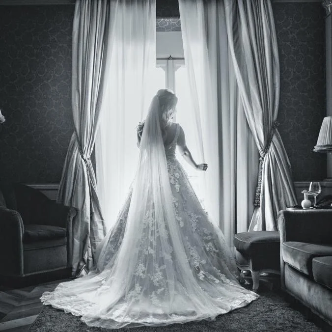 wedding dress styled by sartorially speaking stylist