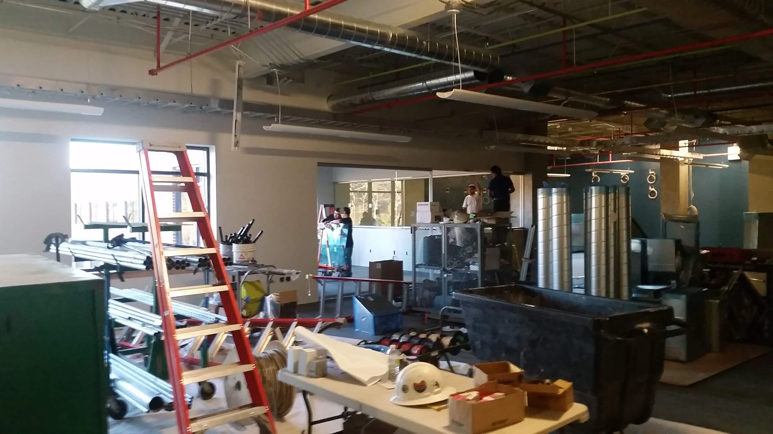A very busy construction site