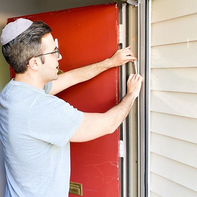 &lsquo;Tis Mezuzah season after all. ⁣
⁣
Congrats @robbotkin on the houseful of Mezuzot!