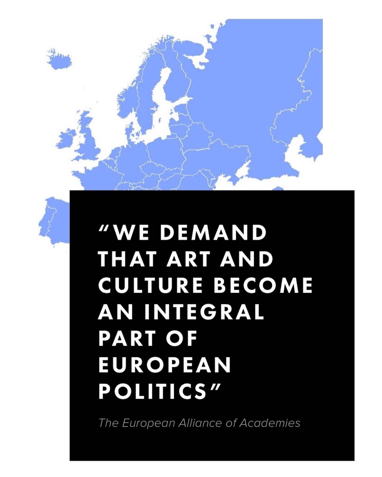 The 60 art academies and cultural institutions from Europe forming the &quot;Alliance of Academies&quot; demand a unified solidarity between the art and cultural institutions in Europe.

&quot;Only across borders can art, culture and science develop.