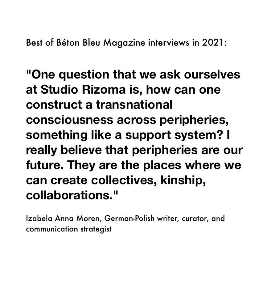 Find the whole interview on www.betonbleu.org/interviews
