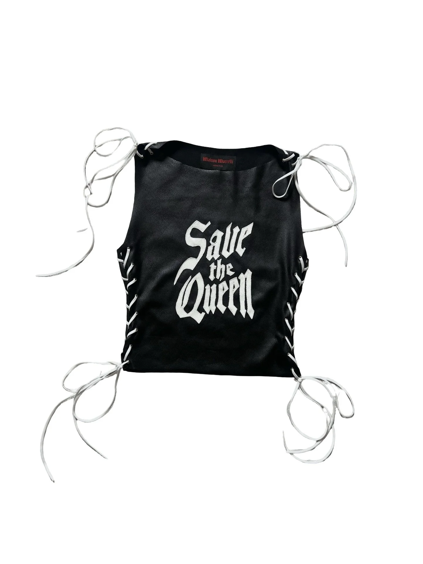 Save the queen top - Black