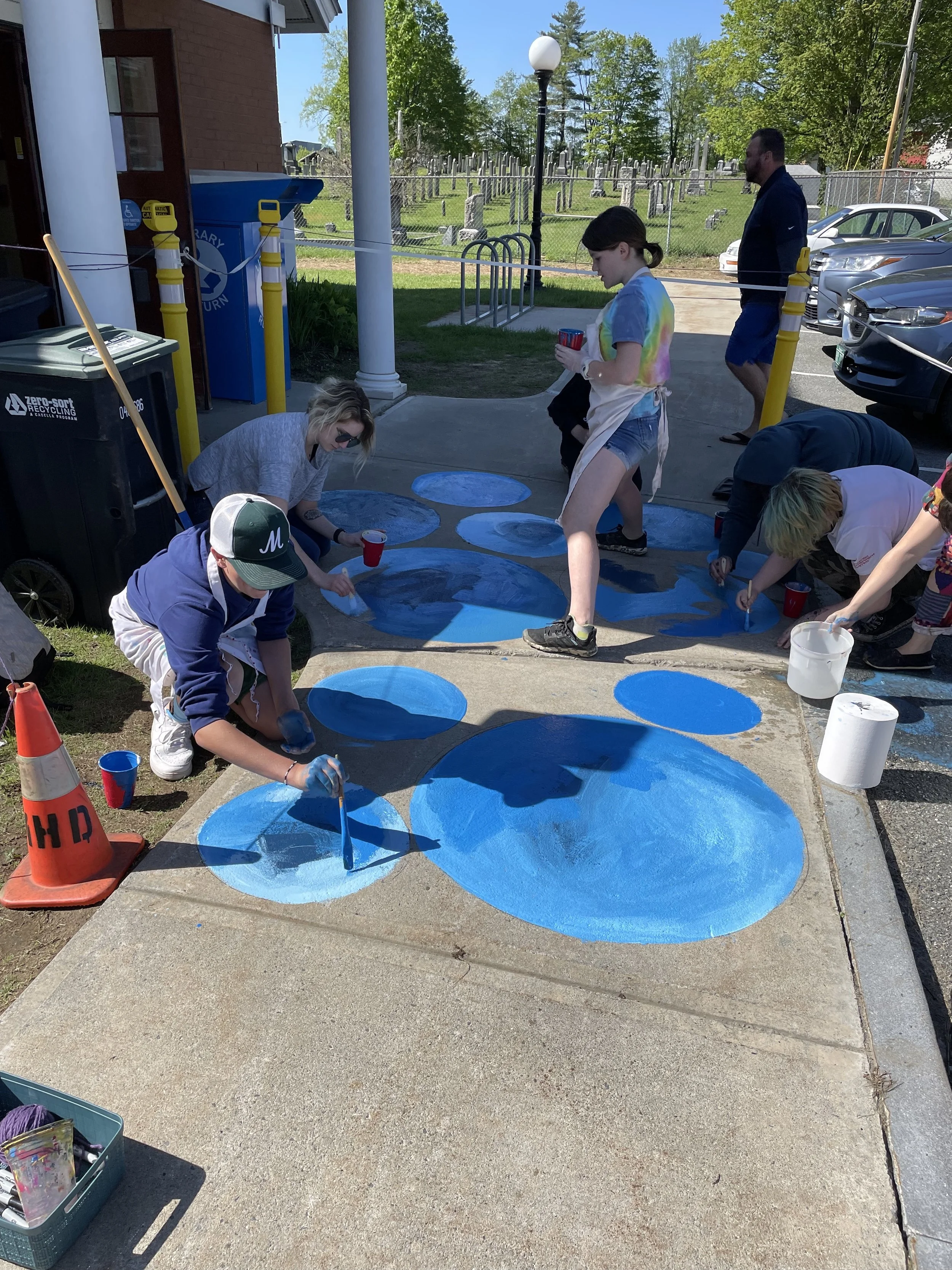 Mural Installation by Unbound Afterschool Class