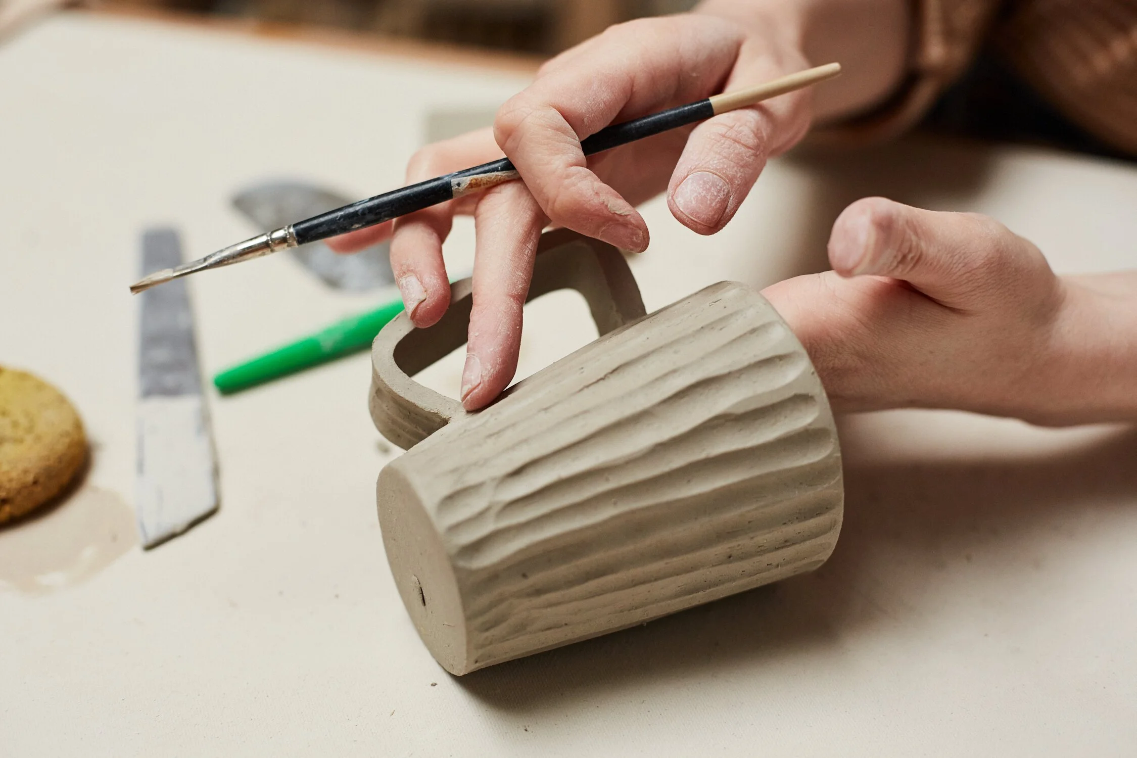 Sip N' Slurry: Handbuilt Mugs and Saucers with Barbara Flathers
