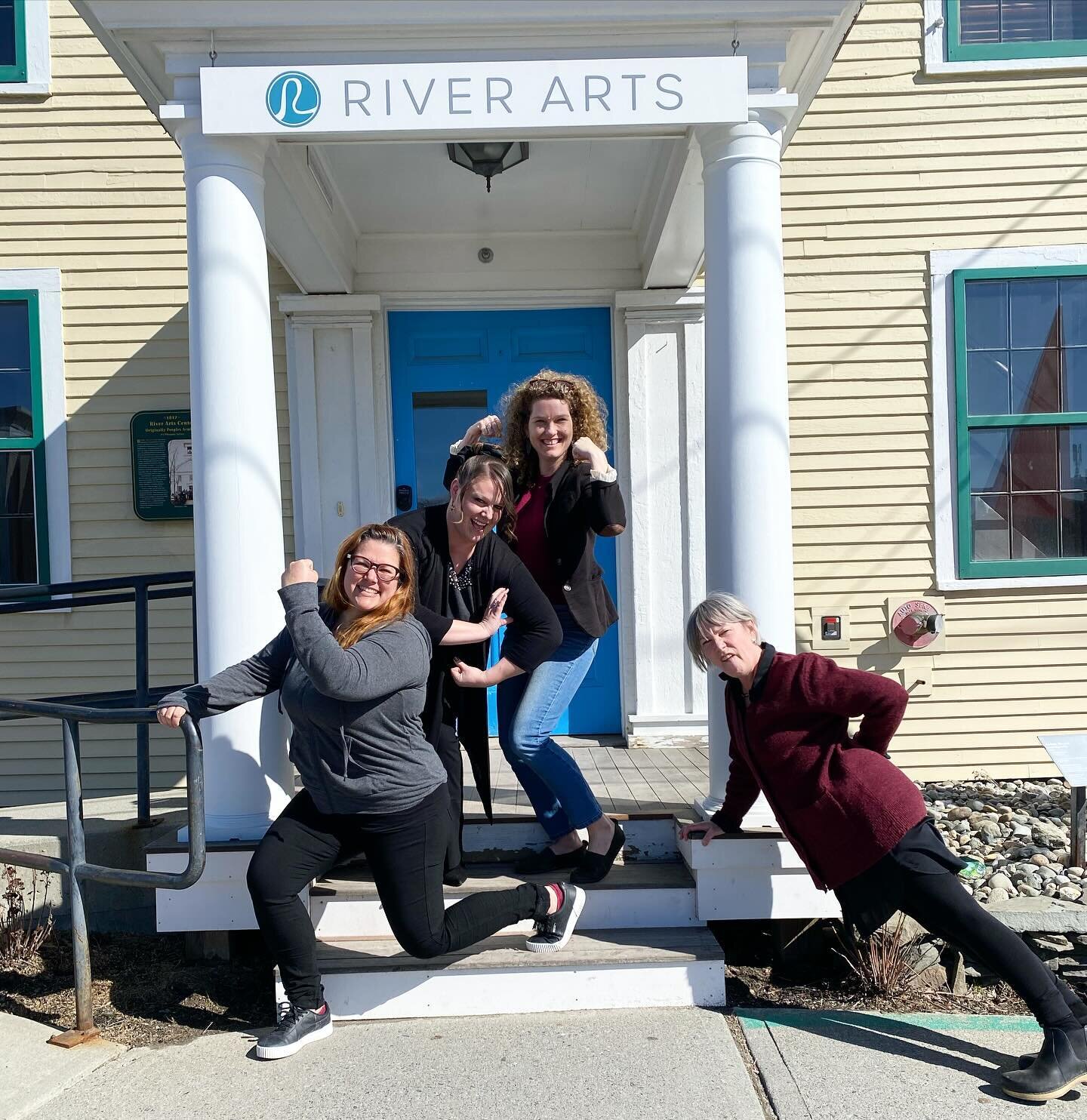 River Arts runs on female power.♀️💪🏽
Happy International Women&rsquo;s Day! ❤️&zwj;🔥
#riverartsvt #yourcommunityartcenter #internationalwomensday
#femalepower