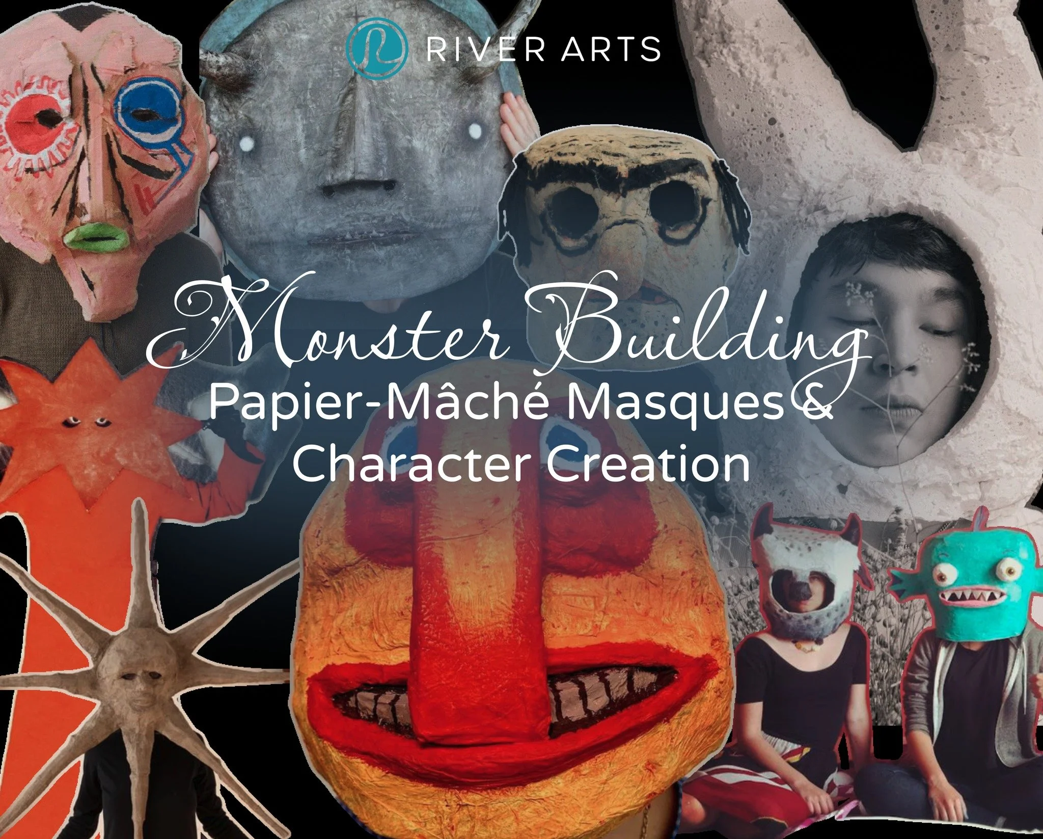 Monster Building: Papier-M&acirc;ch&eacute; Masques &amp; Character Creation

Get ready for Halloween 👻👹 in this 2-part workshop with Hollywood costume designer Abby O&rsquo;Sullivan (The Exorcist, Sinister, Dark Harvest). Design, sculpt &amp; buil
