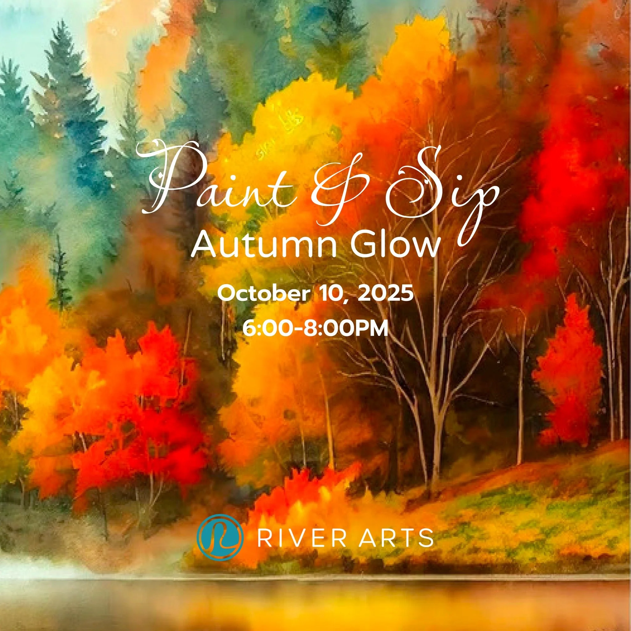 🍂 Paint &amp; Sip: Autumn Glow 🍂
Friday, October 10th | 6:00&ndash;8:00PM | Ages 21+

Fall is in full color&mdash;come capture it in watercolor! Create your own autumn scene, from glowing leaves to golden harvest horizons, while enjoying a glass of