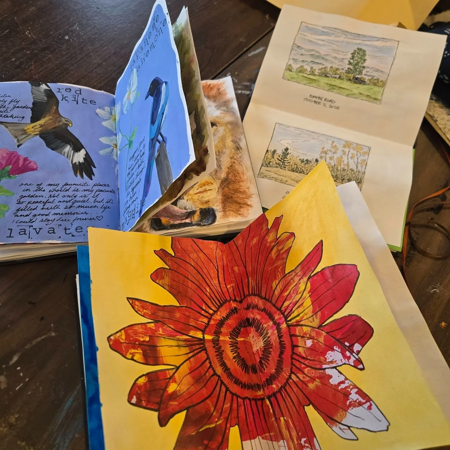 πβοΈ Sketchbook Circles: Vermont ↔οΈ Wales
We’re thrilled to share an update on River Arts’ 2025 Sketchbook Circles, a beautiful year-long partnership with @ytycelf 
 Y Ty Clef, a nonprofit arts organization in Llanelli, Wales.
Twel