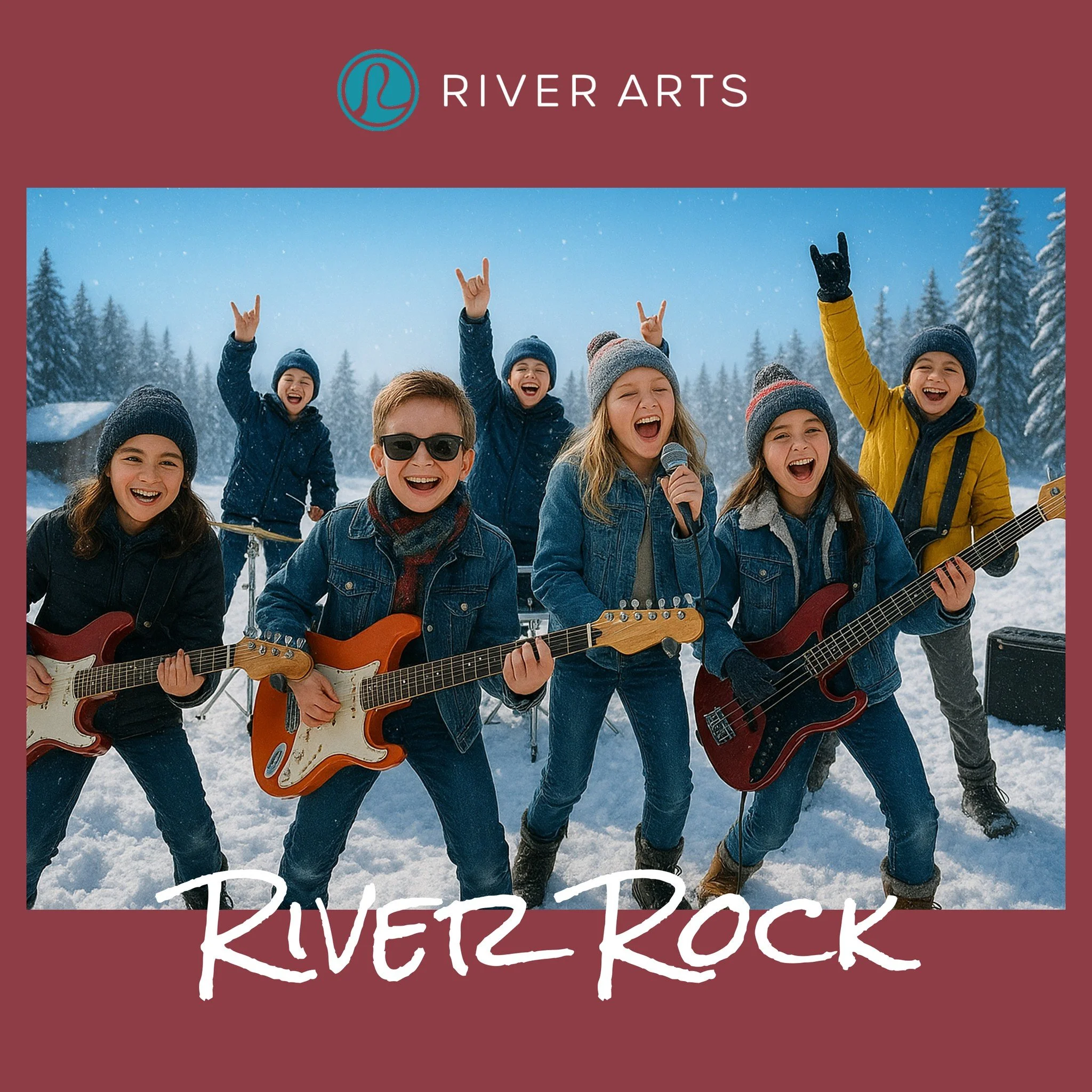 ❄️ Not into snow pants all week? 🎶
Try something louder this winter break!

River Rock Winter Break Music Camp is happening during February vacation week at River Arts in Morrisville &mdash; the perfect indoor adventure for 2nd&ndash;7th graders who