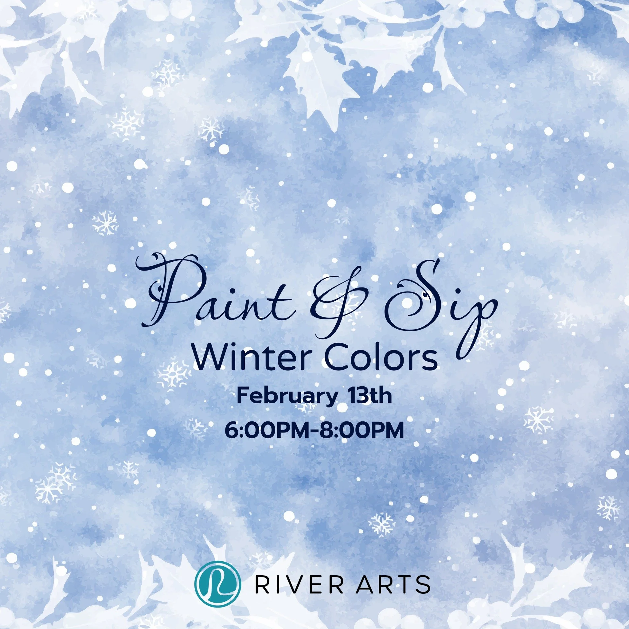 💘 The Perfect Pre-Valentine&rsquo;s Date Night 💘
Watercolor Paint &amp; Sip | Winter Colors

February 13th, 6:00-8:00PM

Punxsutawney Phil says winter isn&rsquo;t going anywhere&hellip; so we might as well make it beautiful. ❄️
Skip the crowded res