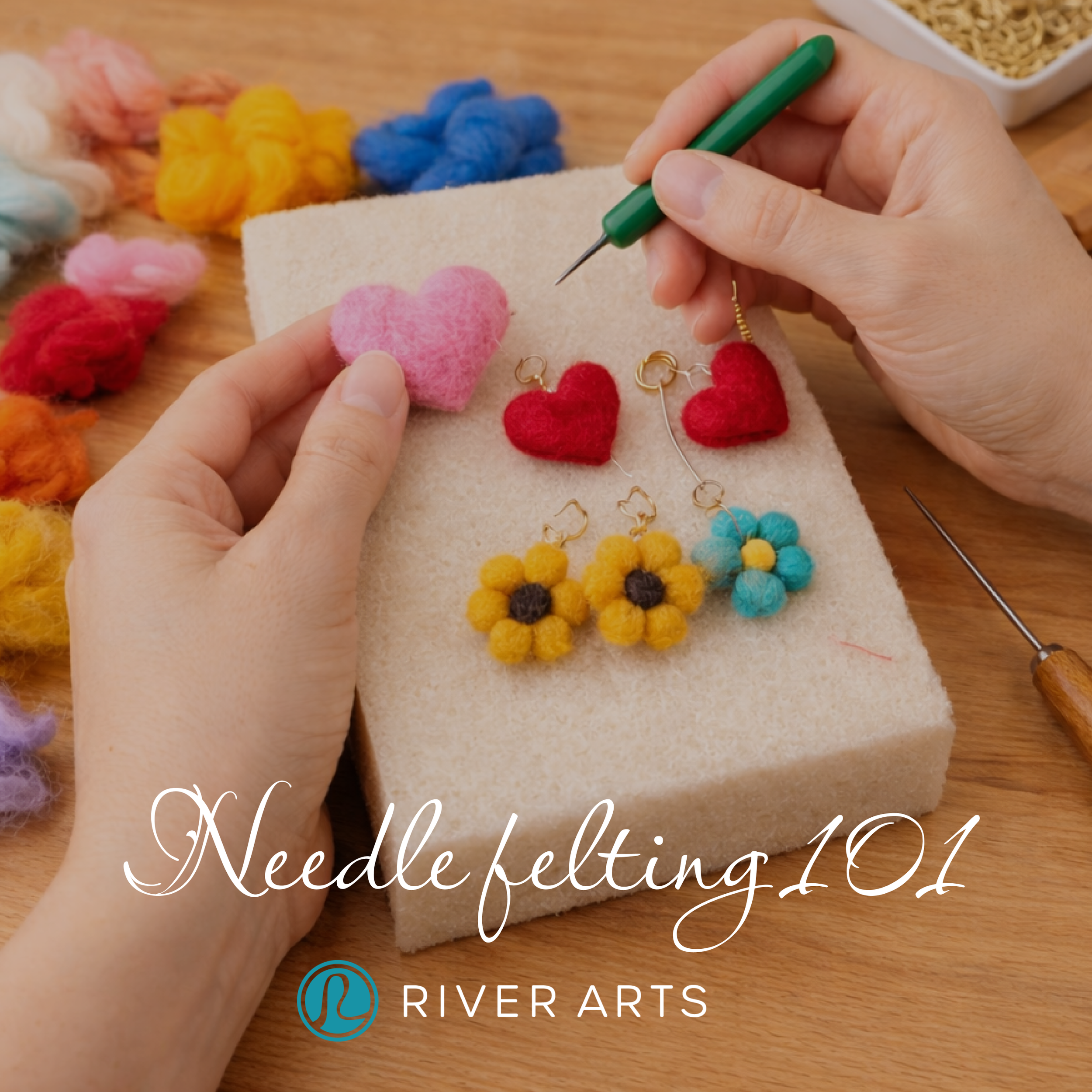 Needle Felting 101 | Spring into Earrings