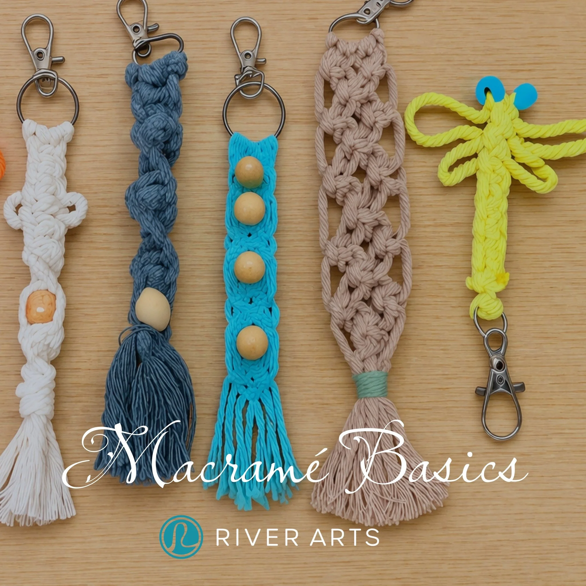 ✨ Get Knotty ✨

Join us for a cozy Macram&eacute; Basics workshop next Tuesday, May 12 | 5:30&ndash;7:30 PM 🧶

Learn essential knots and create your own stylish macram&eacute; keychains&mdash;perfect to keep or gift! No experience needed, and all ma