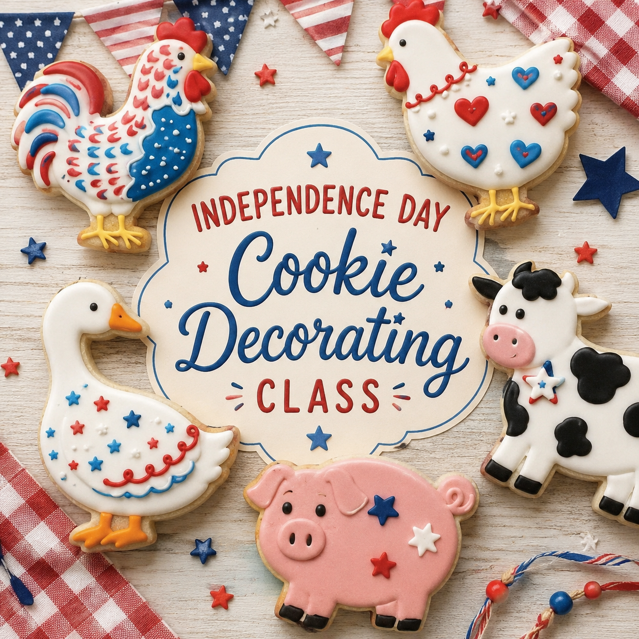 Independence Day Cookie Decorating Class