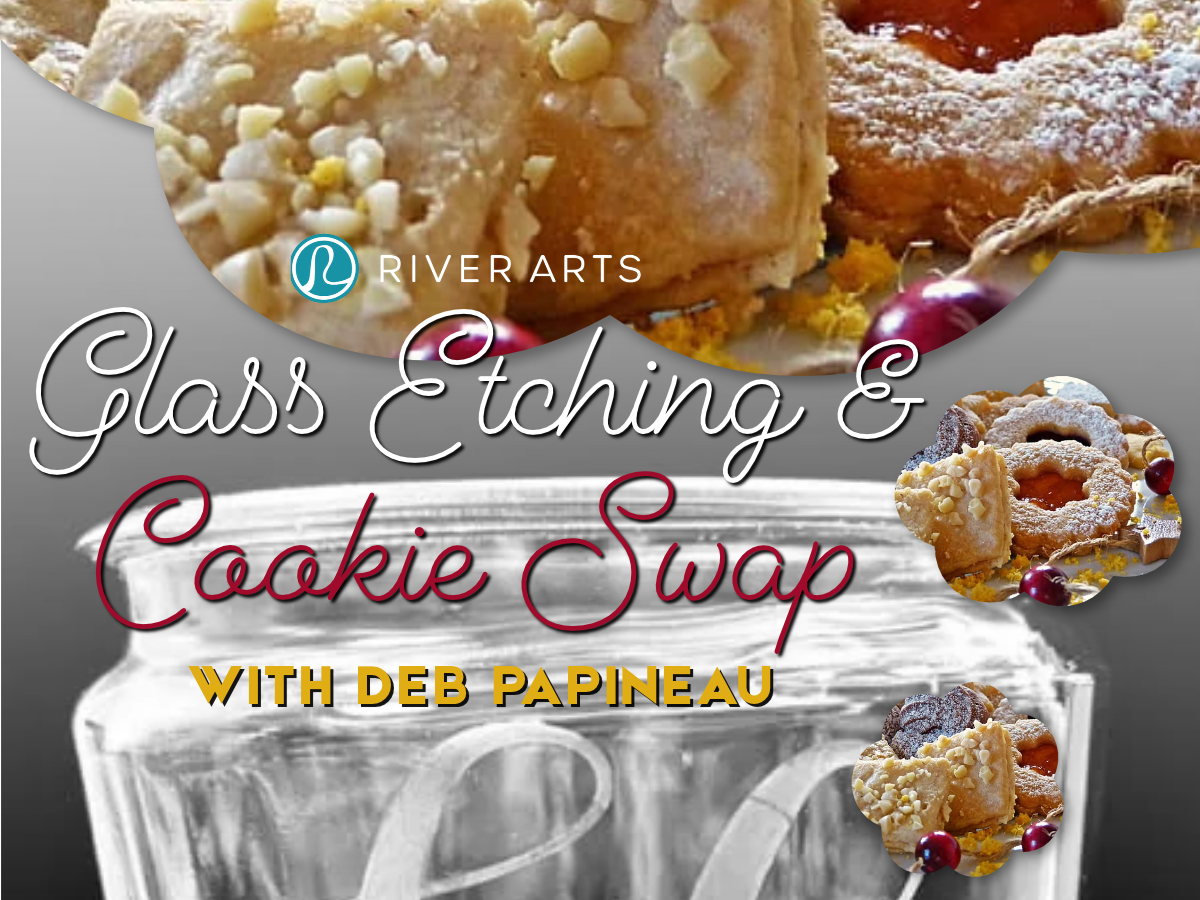 Glass Etching &amp; Cookie Swap
