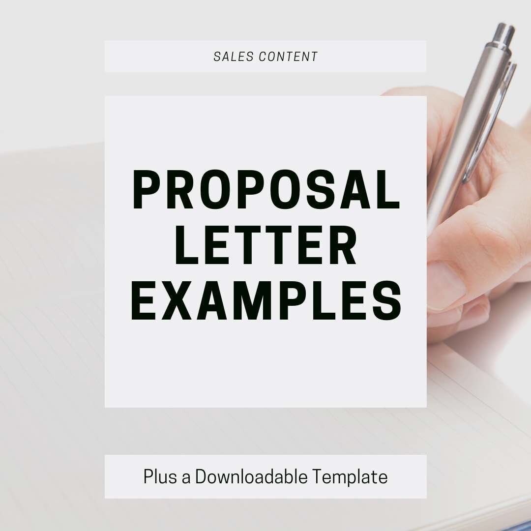 how to begin a proposal letter