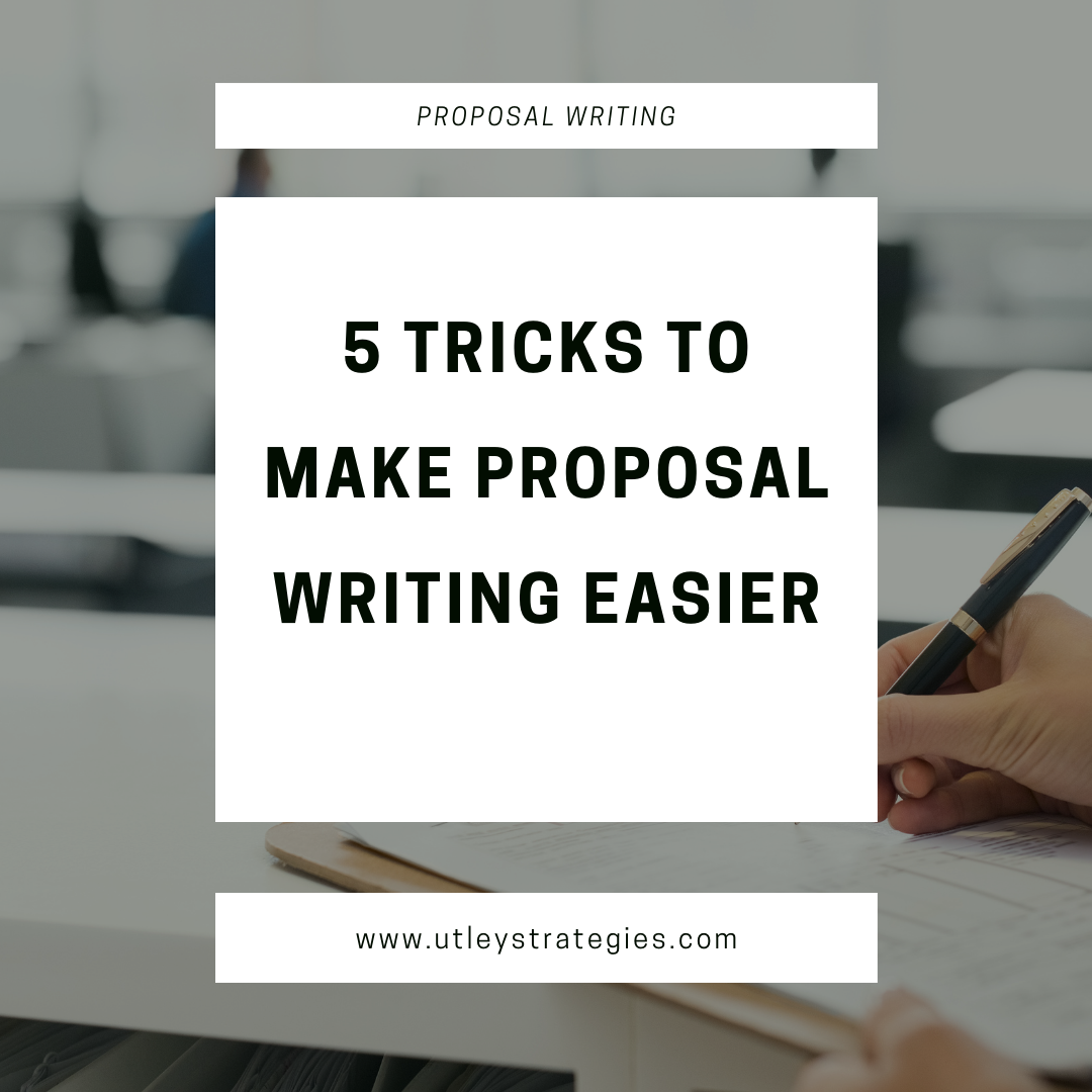 5 Tricks to make Proposal Writing easier