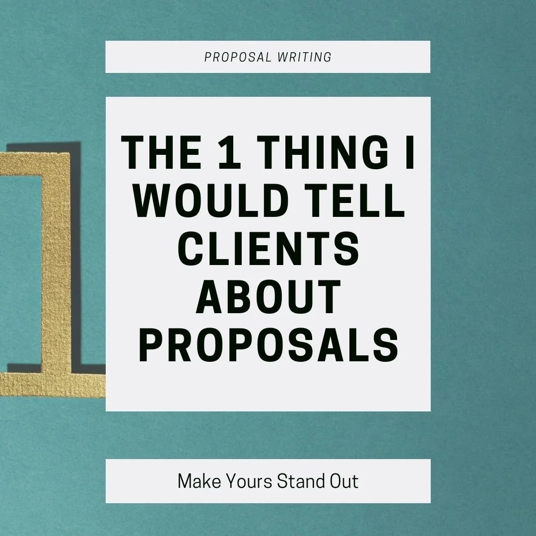 If I could tell clients 1 thing it would be...