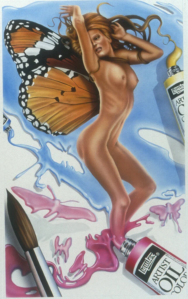 A Painting in the Act of Painting Itself 3D