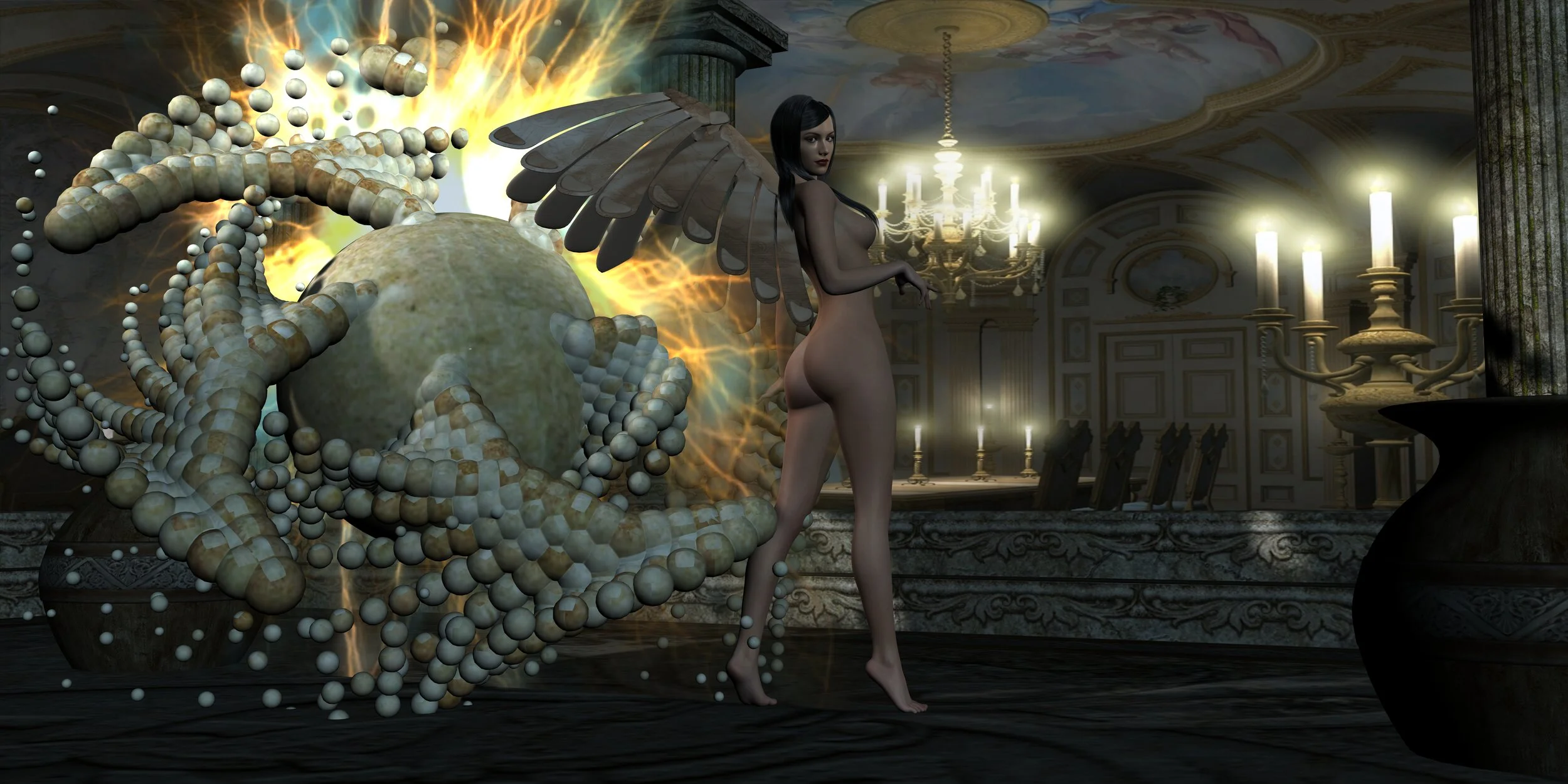 Trapped in an Inter-Dimensional Time Shift