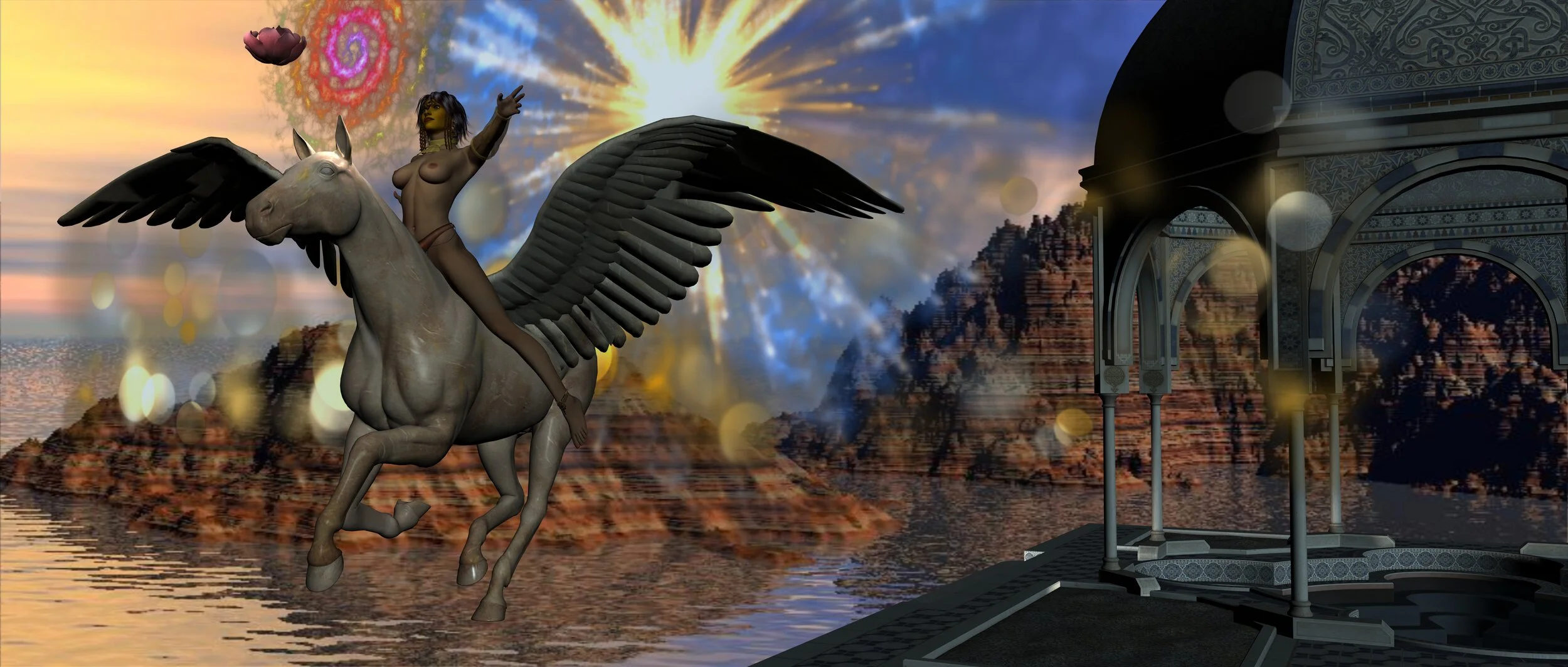 Arabian Nights and the Mystical Rose