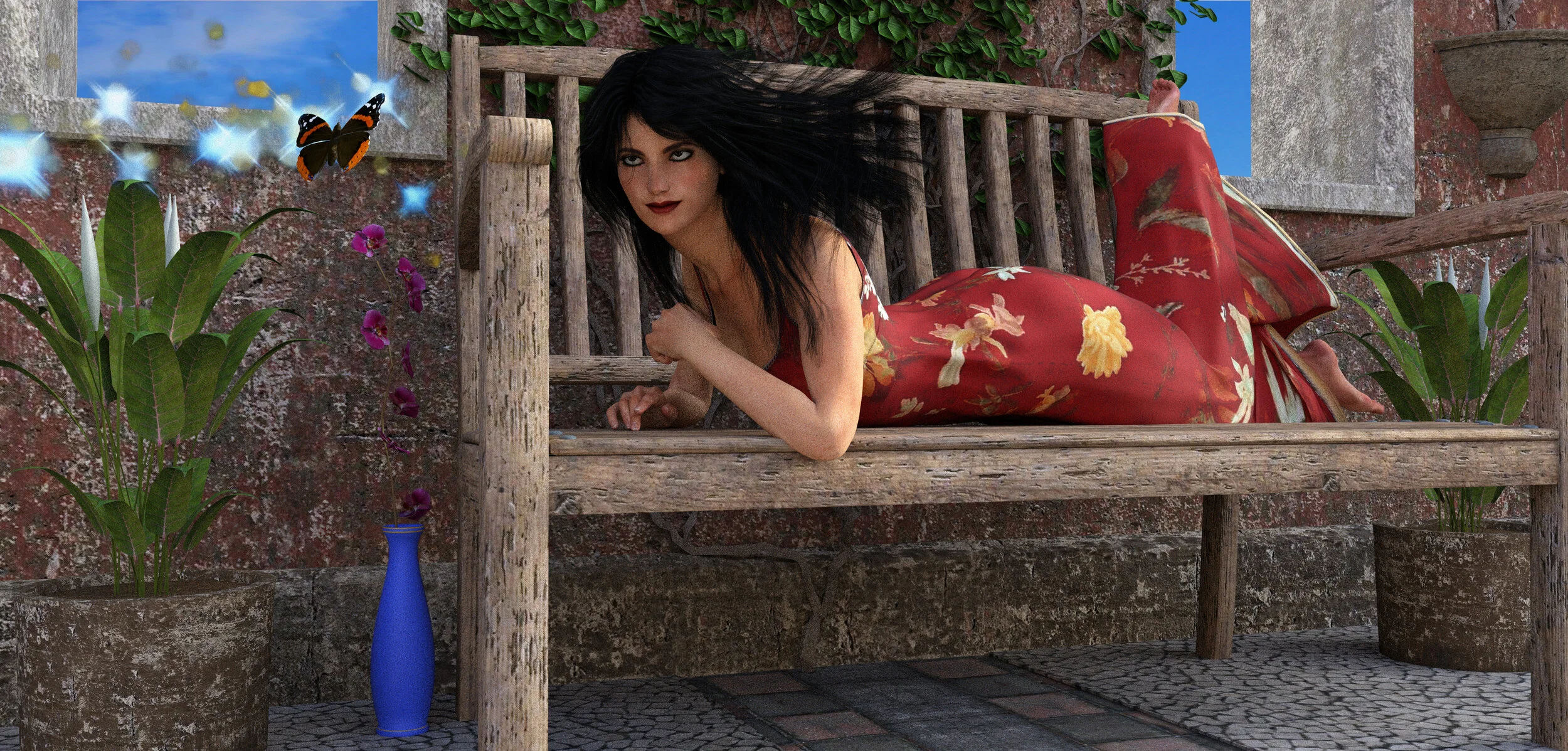 The Butterfly and the Orchids