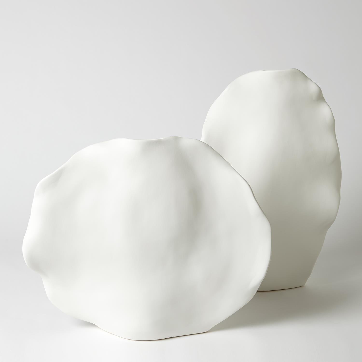 KELP VASES - MATTE WHITE