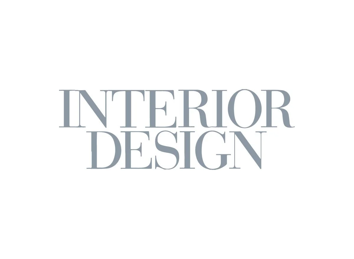 Text that reads 'INTERIOR DESIGN' in gray font on a white background.