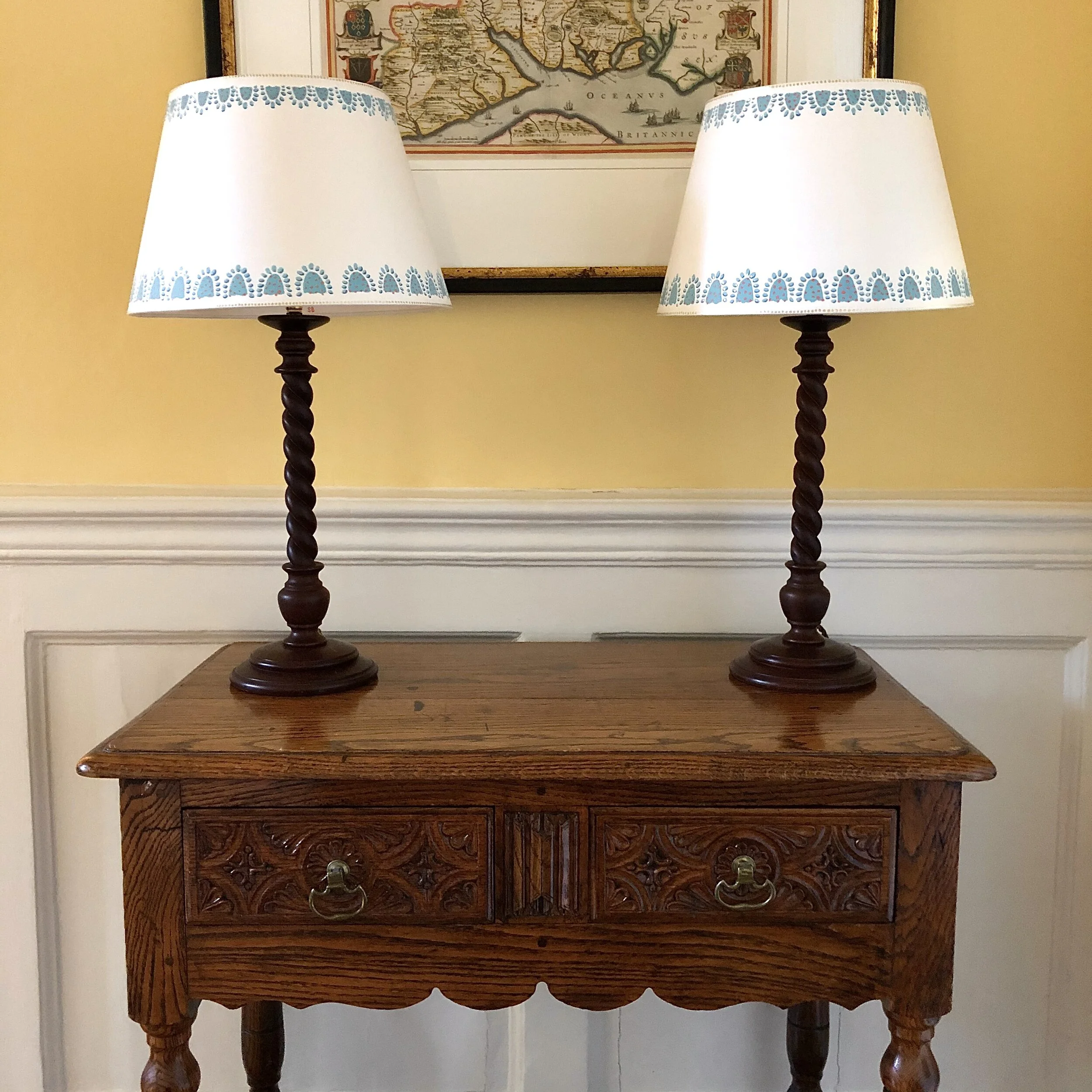 2. Antique hall table