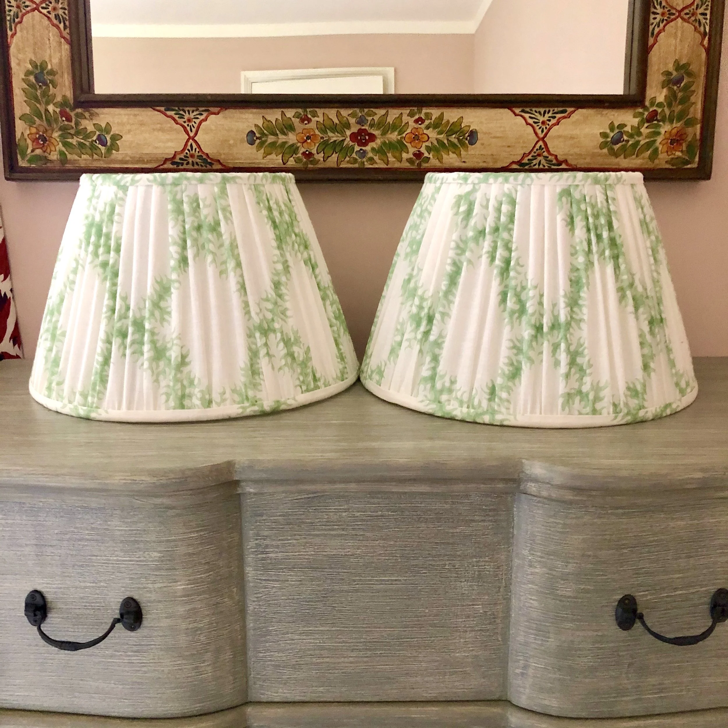 67. Soane Seaweed Lace lampshades 14"