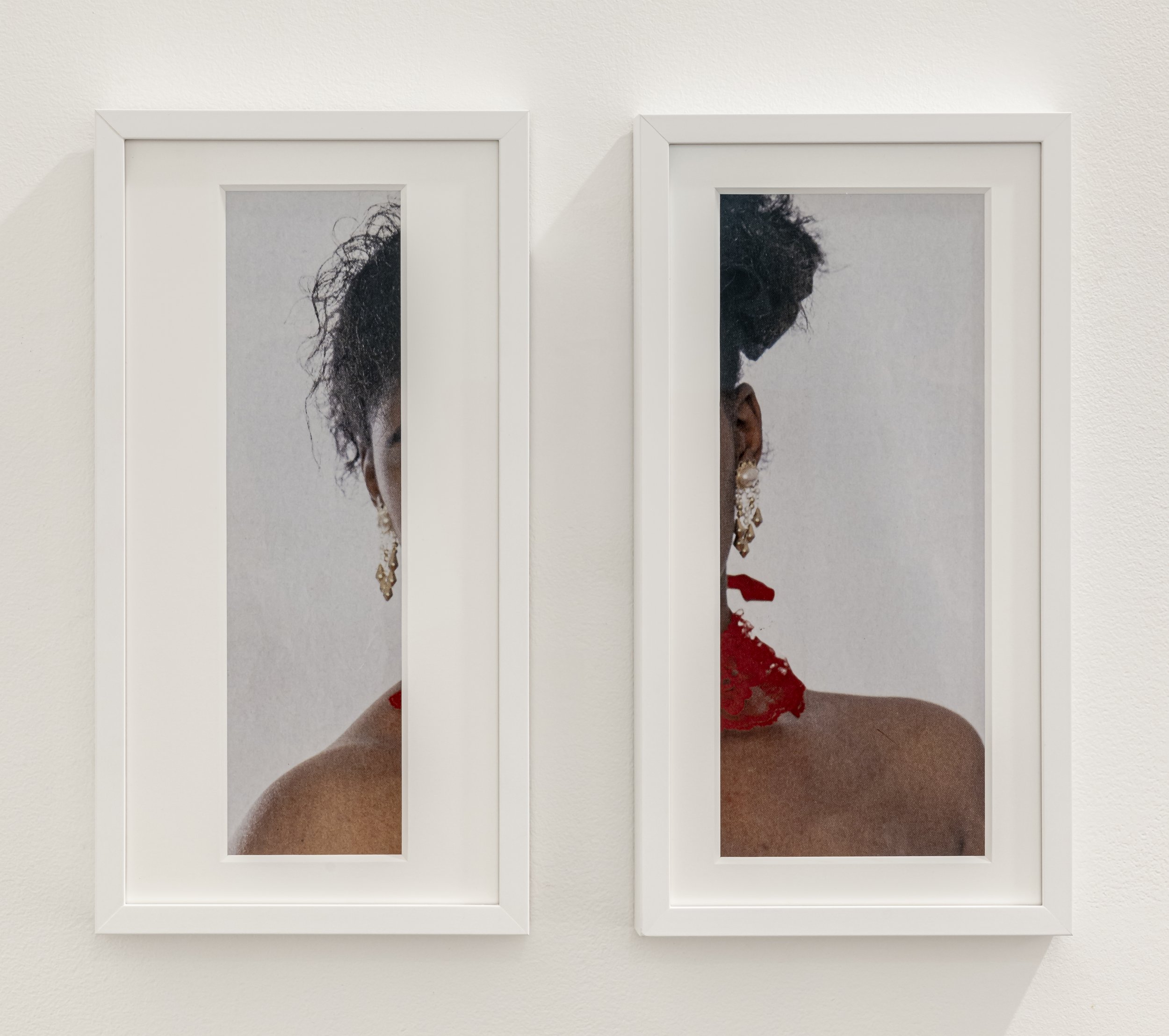 Untitled Diptych (Woman in Red)