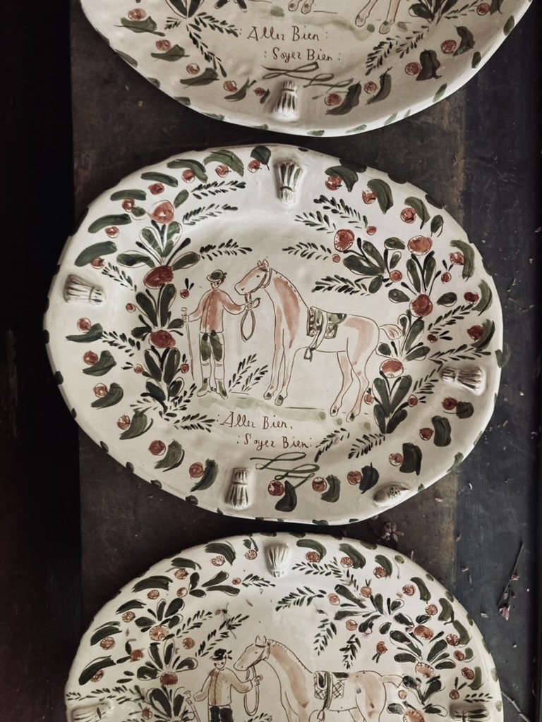 1690 Allez Bien Ashet (large serving dish)