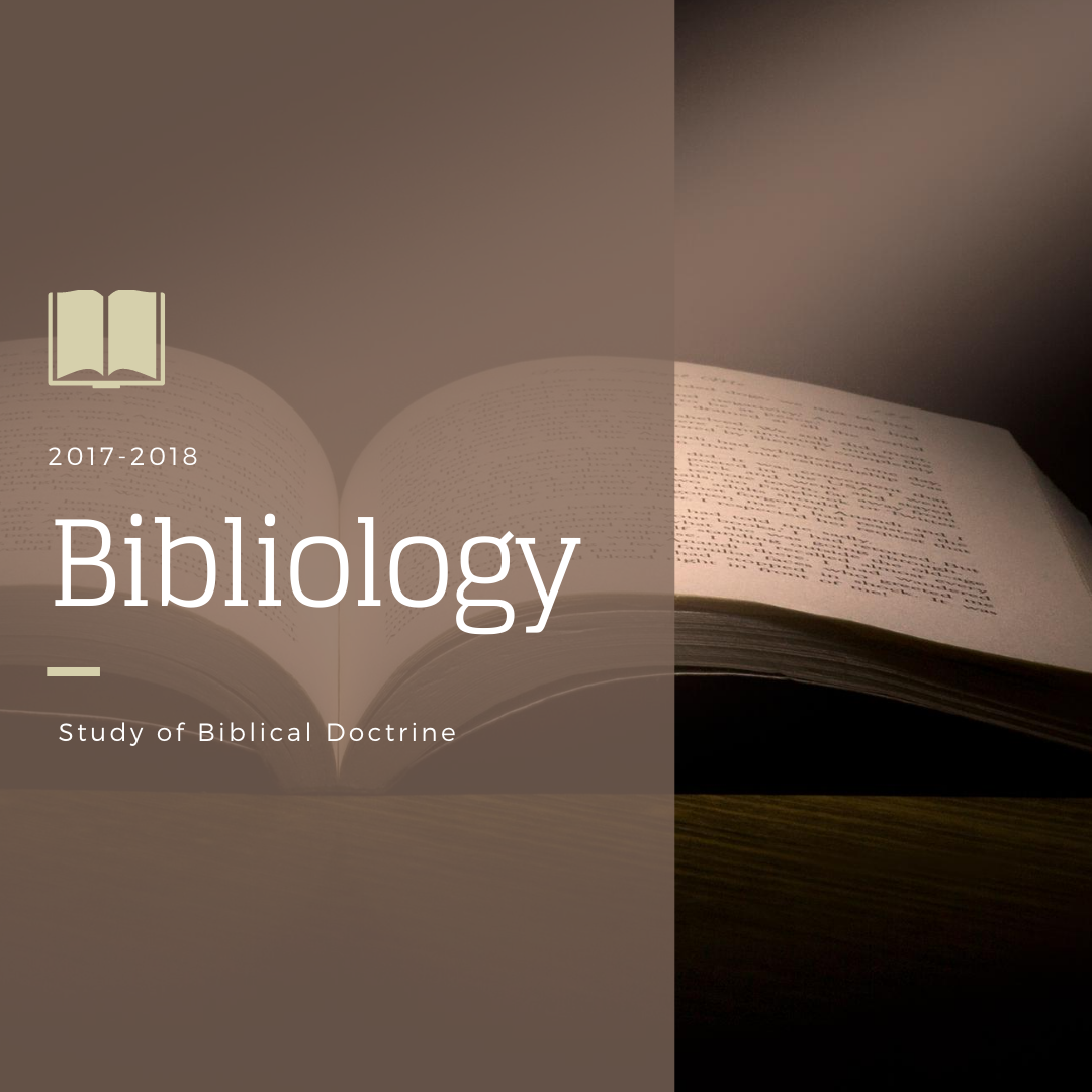 Bibliology 2017-2018