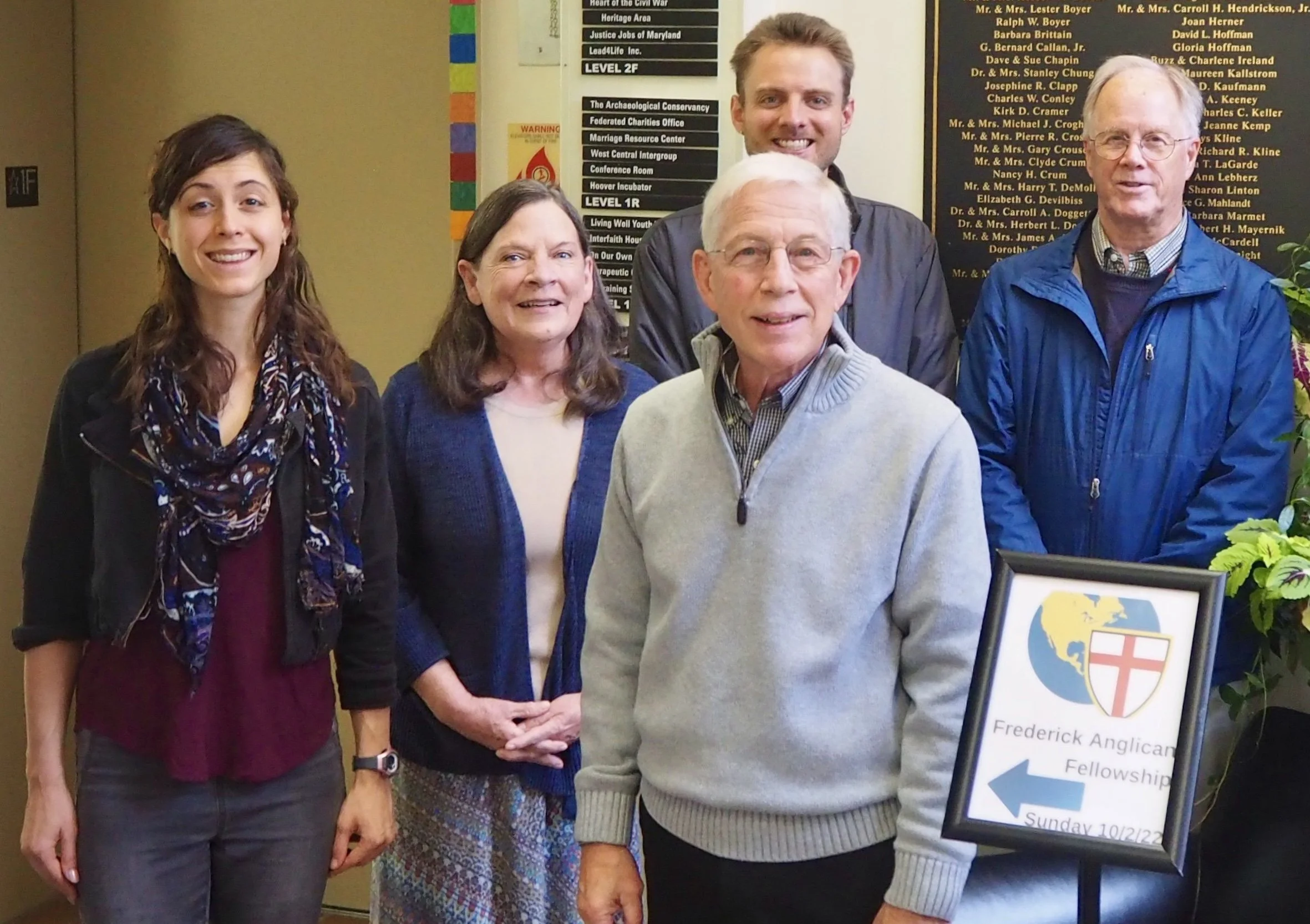 Frederick Anglican Fellowship: Update