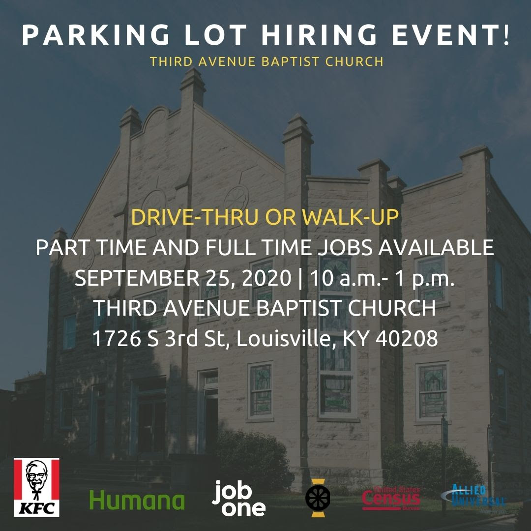 Parking Lot Hiring Event
