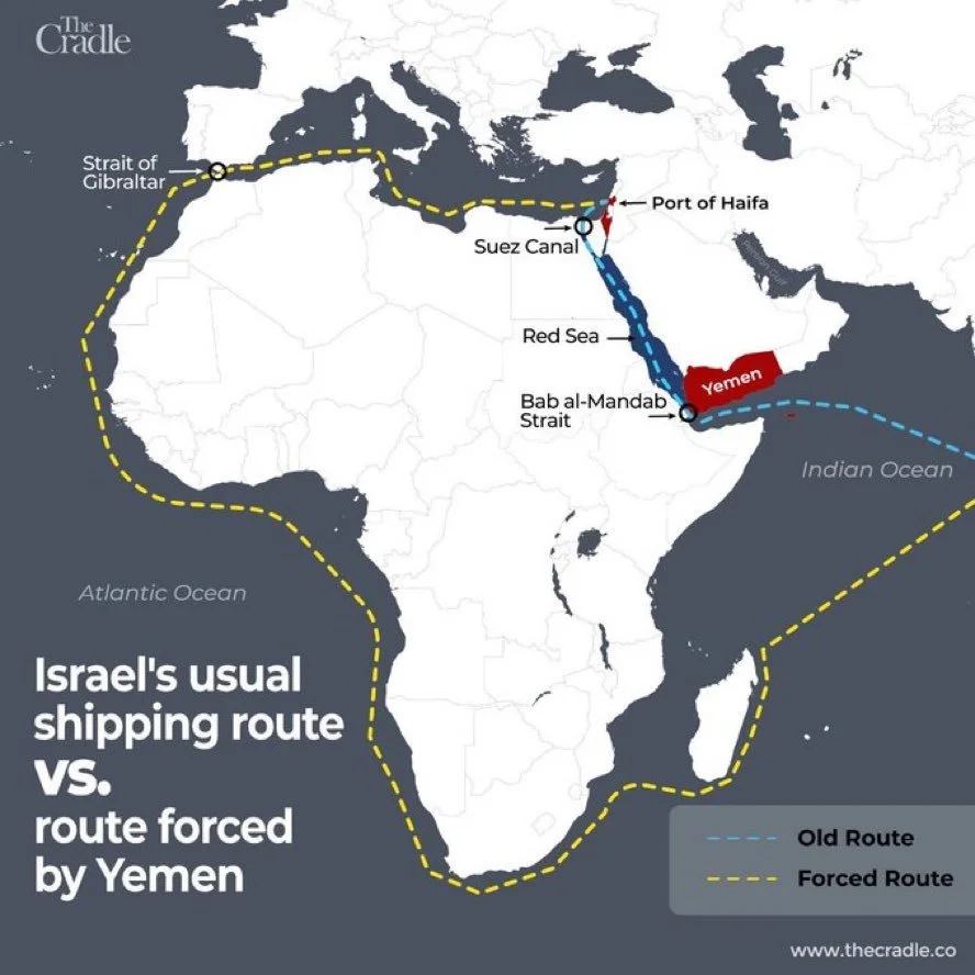 Leveraging the Suez Canal and Bab al-Mandab Straight