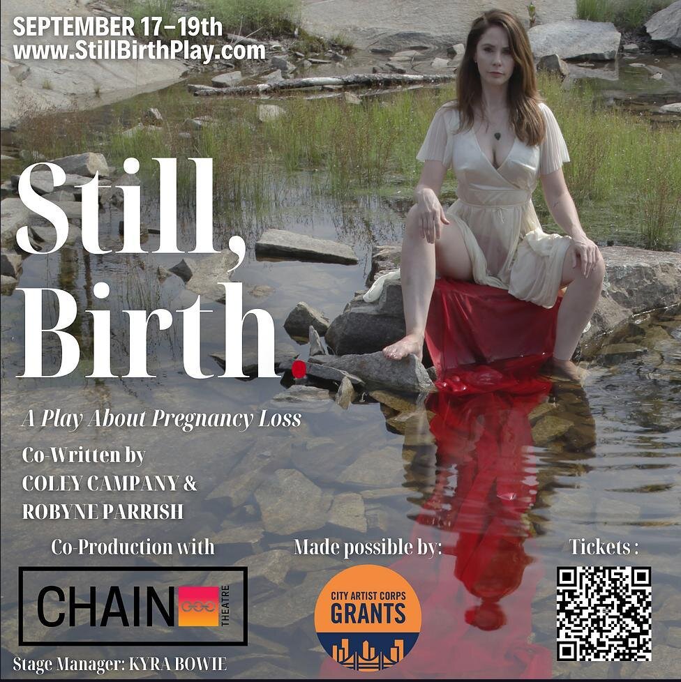 #blessed🙏 alert....⁠
-----------------------⁠
I am so honored to announce I am part of the cast of Still, Birth. - A Play About Pregnancy Loss presenting at the @chaintheatrenyc, here in NYC with four shows over the weekend of September 17th. #dontm