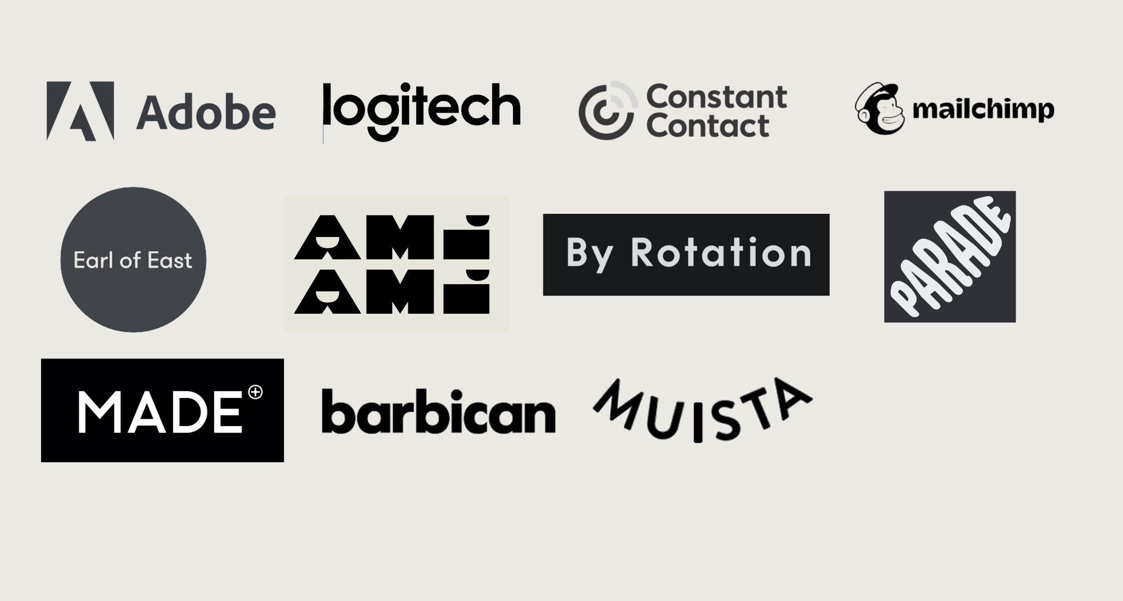 Brand collaborations logos