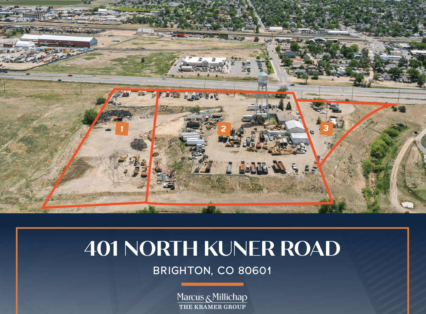 401 North Kuner Road Brighton, CO $4,500,000 11.85 Acres (516,055 SF) $379,747/Acre ($8.72/SF) Zoning: I-3, Adams County View Offering Memorandum