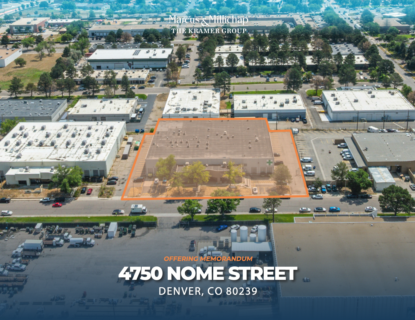 4750 Nome Street Denver, CO $9,200,000 Building Size: 38,194 Lot Size: 1.58 Acres 10.83% Cap Rate View Offering Memorandum