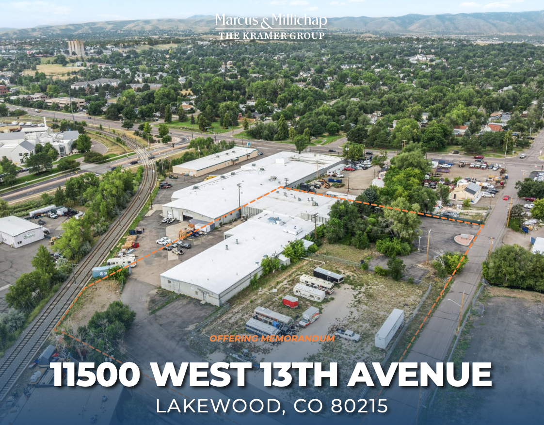 11500 West 13th Avenue Lakewood, CO $3,850,000 36,695 SF ($104.92/SF) 2.53 Acres Two Fenced Yards View Offering Memorandum