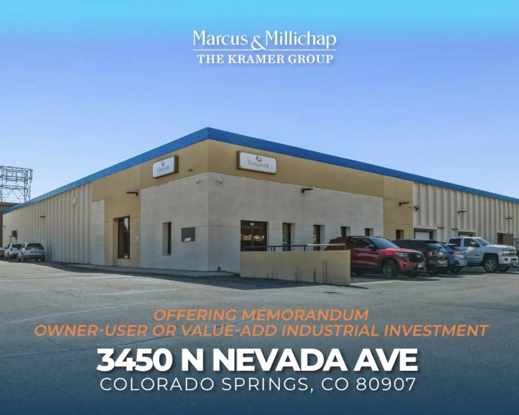 3450 North Nevada Avenue Colorado Springs, CO $6,000,000 54,882 SF ($109.33/SF) 2.88 Acres Short-Term Leases View Offering Memorandum