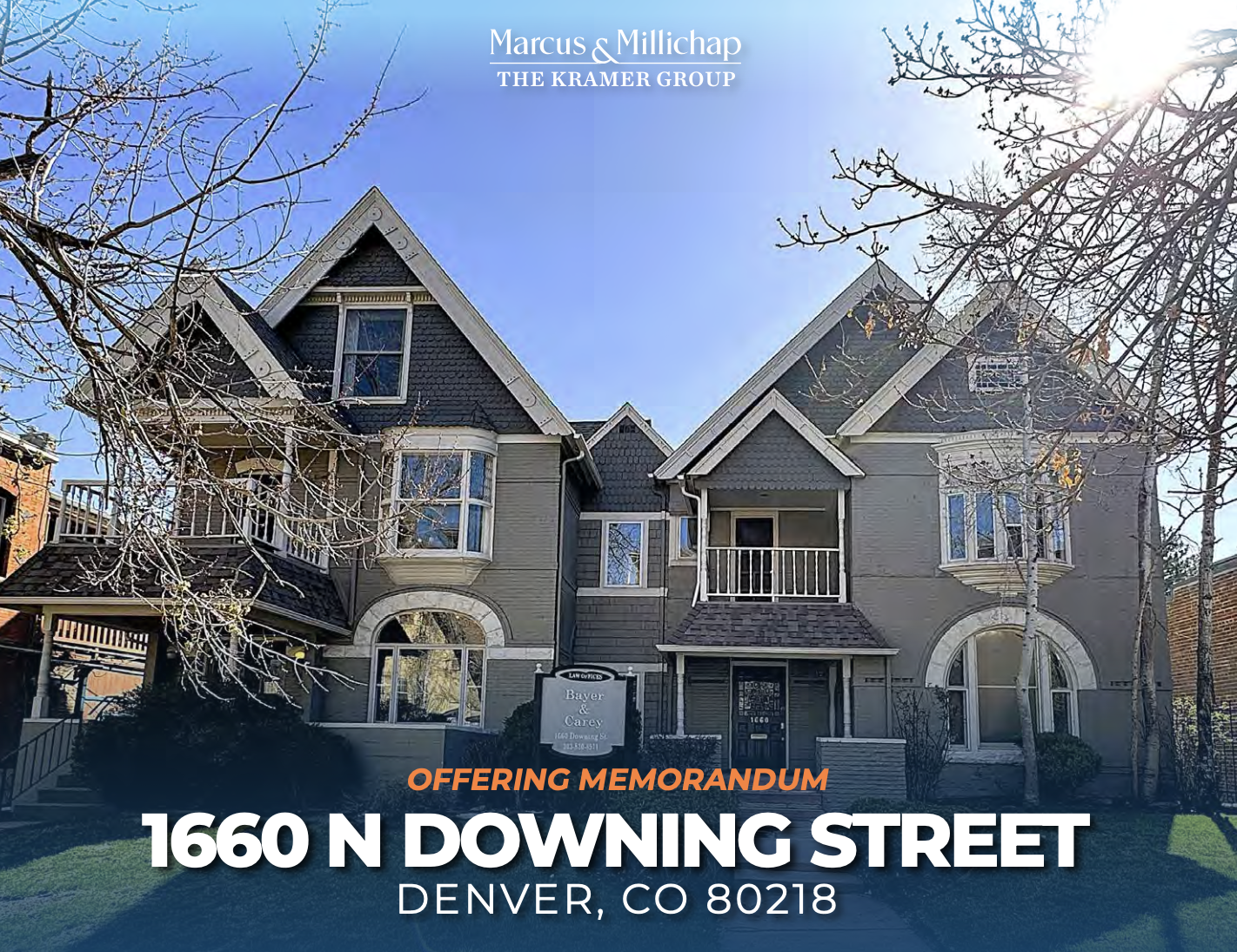 1660 North Downing Street Denver, CO $1,500,000 8,771 SF ($171.02/SF) 0.20 Acres 11 Parking Spaces View Offering Memorandum