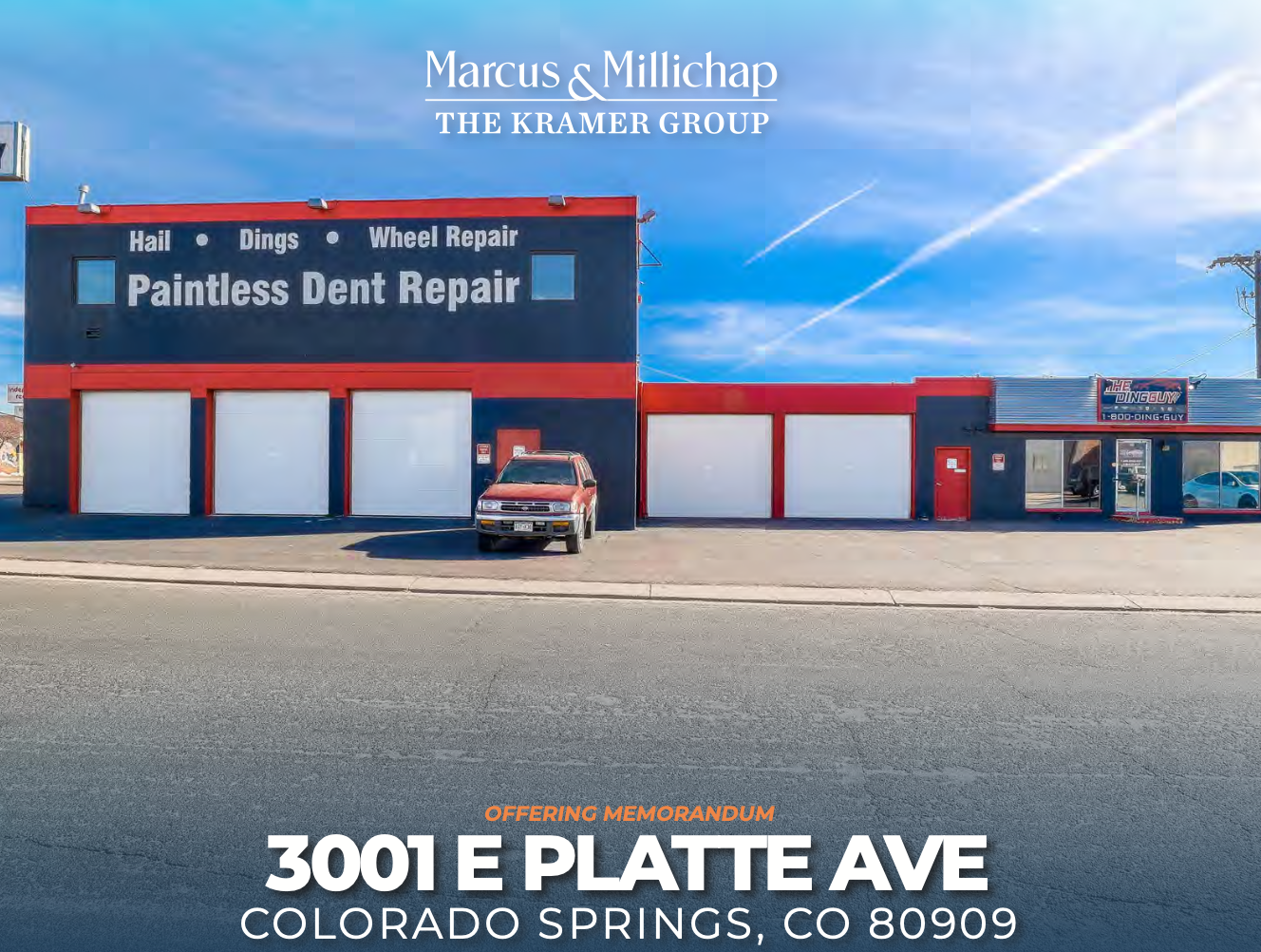   3001 East Platte Avenue  Colorado Springs, CO  $995,000 3,672 Gross SF Auto-Body Shop Corner Lot Zoned MX-L   View Offering Memorandum  