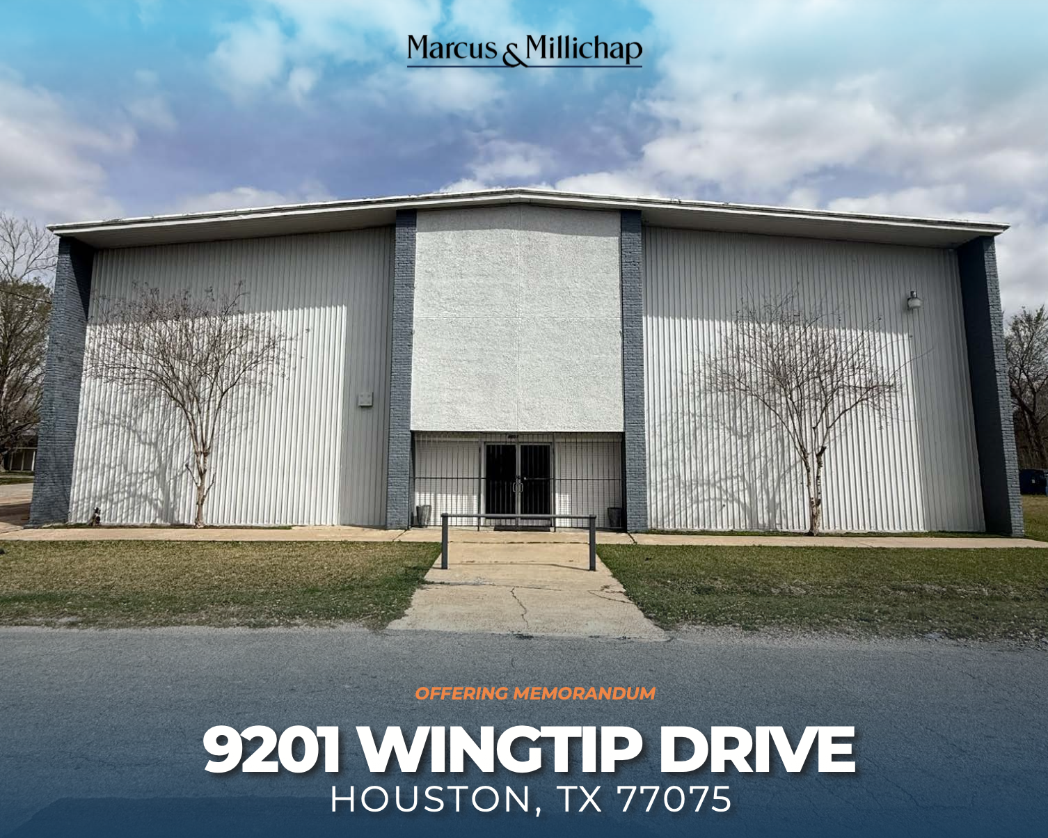   9201 Wingtip Drive  Houston, TX  $1,790,000 +/-28,900 SF +/-1.03 Acres Houston-Hobby Airport   View Offering Memorandum  