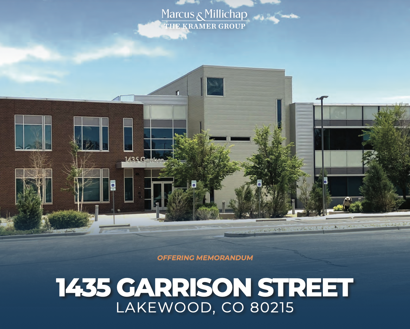   1435 Garrison Street  Lakewood, CO  $5,500,000 31,822 Gross SF 30,067 Rentable SF Value-Add Office   View Offering Memorandum  