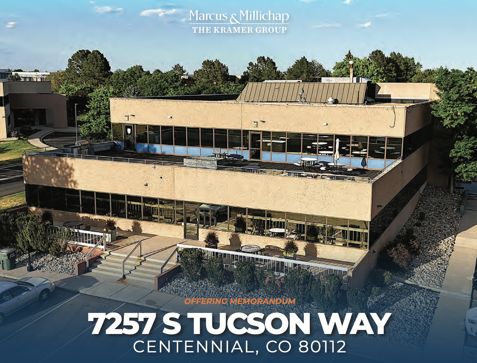   7257 South Tucson Way  Centennial, CO  $4,995,000 +/-31,608 SF 2.36 Acres Owner/User Office   View Offering Memorandum  