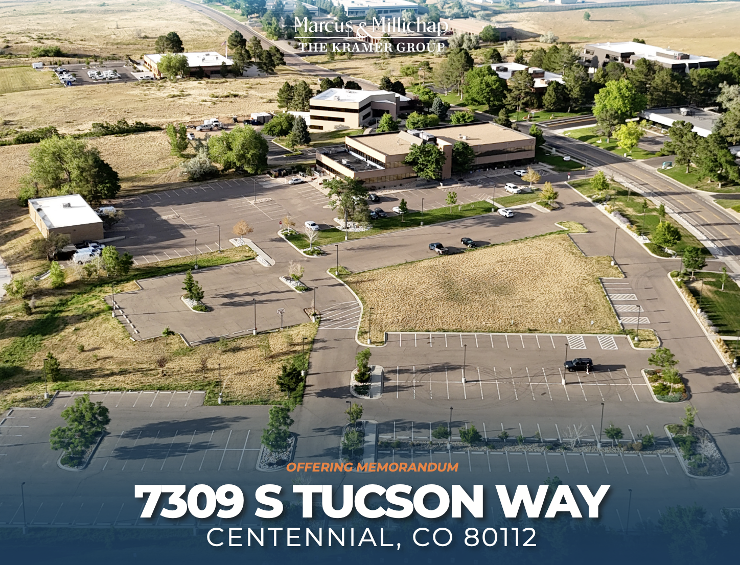   7309 South Tucson Way  Centennial, CO  $1,750,000 +/-4.69 Acres BP 100 Zoning, Centennial 7257 Tucson Also For Sale   View Offering Memorandum  