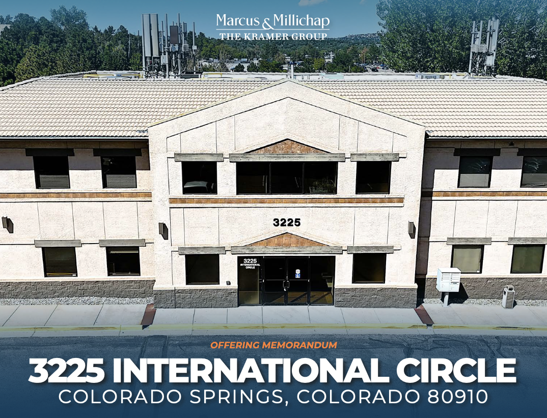   3225 International Circle  Colorado Springs, CO  $2,078,000 12,442 SF ($167.02/SF) 7.13% In-Place Cap Multi-Tenant Medical   View Offering Memorandum  
