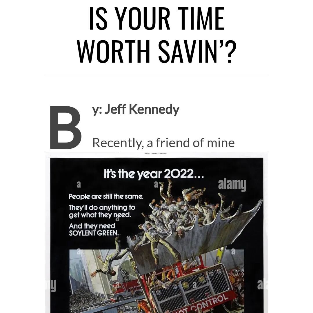 Have any of you ever heard of the movie &quot;Soylent Green&quot;? Well, we hadn't either until someone suggested it to us and man, oh man!! Crazy stuff!!

My column in @beeculturemag this month touches on it and the #environment , #climatechange , l