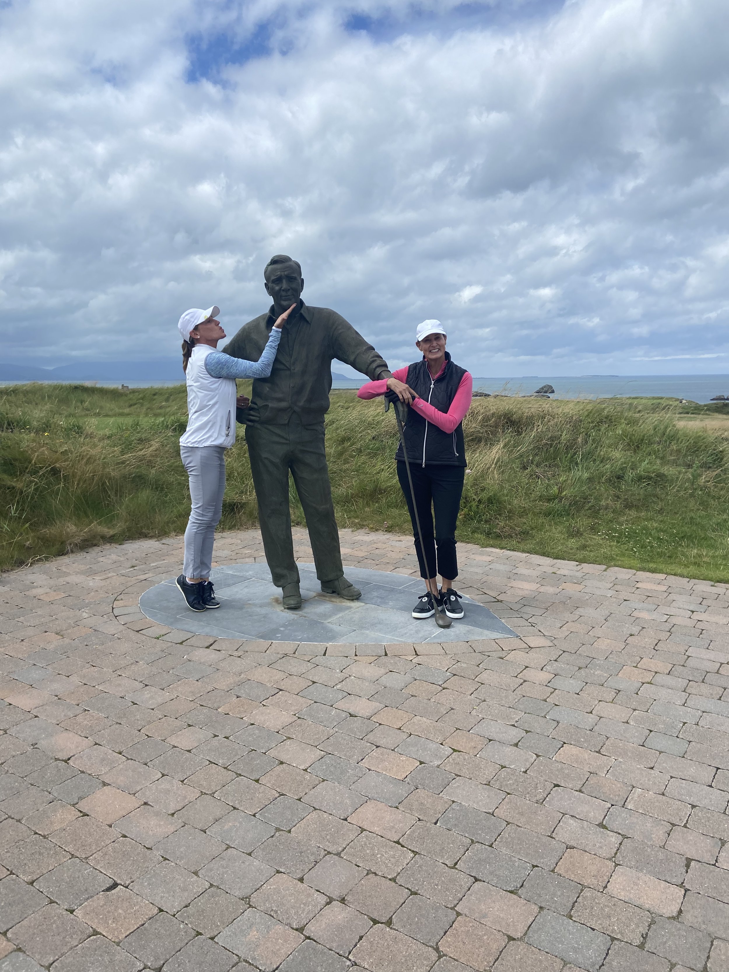 Arnold Palmer at Tralee Golf Club in Ireland
